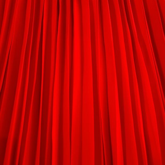 NWT Rachel Zoe Womens Pleated Skirt Size XL 100% Polyester Pull On Elastic Waist - Picture 9 of 12